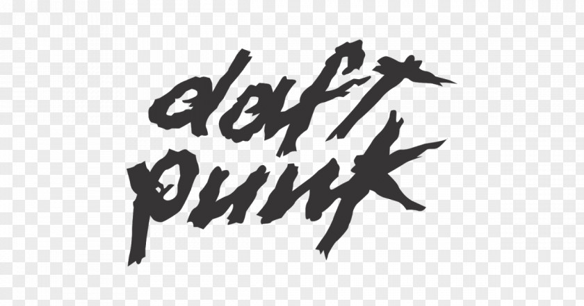 Daft Punk Logo Calligraphy Font Brand PNG