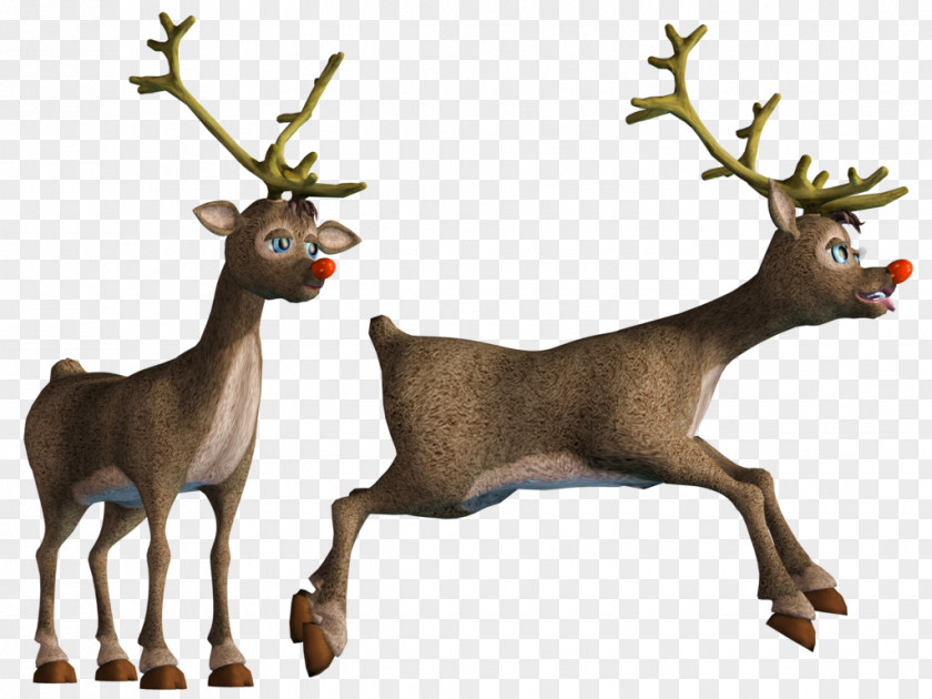 Share Rudolph Reindeer Christmas PNG