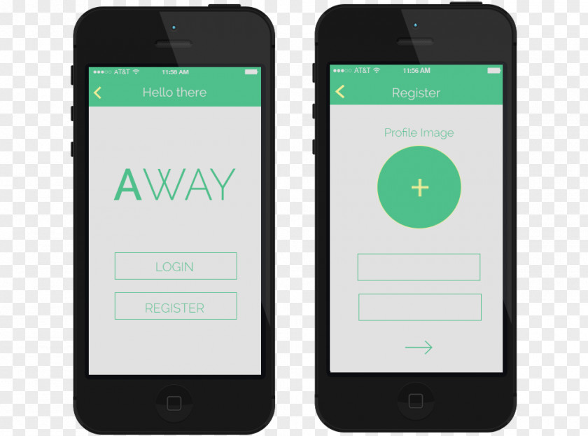 Smartphone User Interface Design PNG