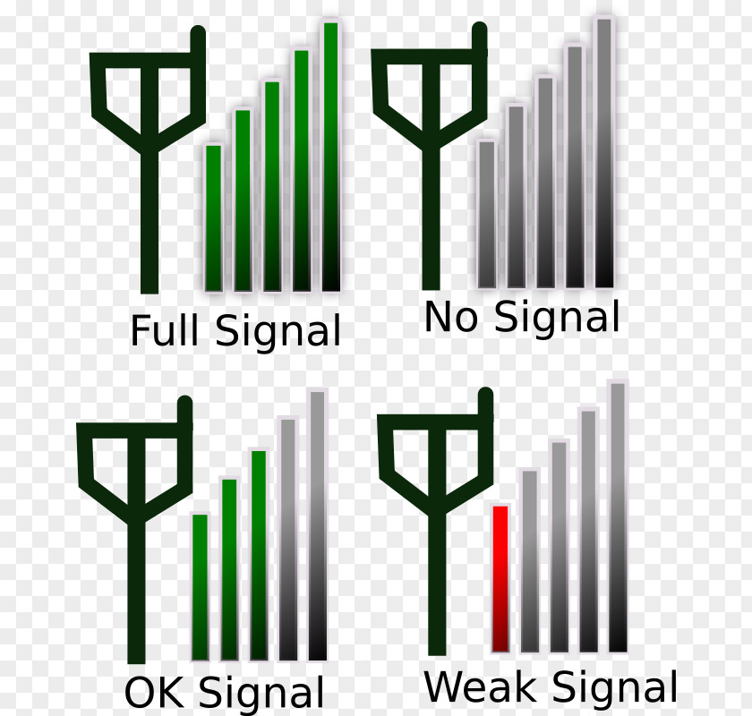 Strength Vector Signal In Telecommunications Clip Art PNG