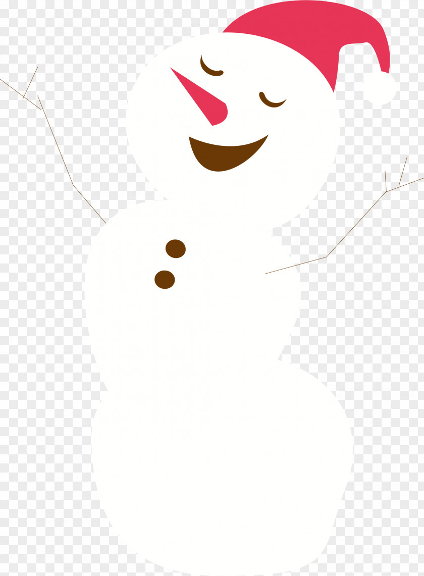 White Snowman Santa Claus Nose Clip Art PNG