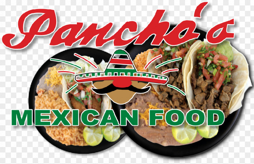 Food Graphics Mexican Cuisine Taco Burrito Vegetarian Pancho's Buffet PNG