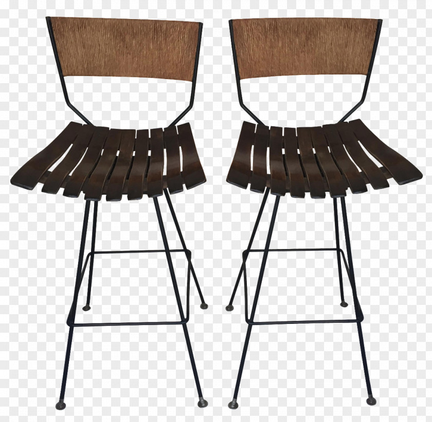 Four Legs Stool Bar Chair PNG