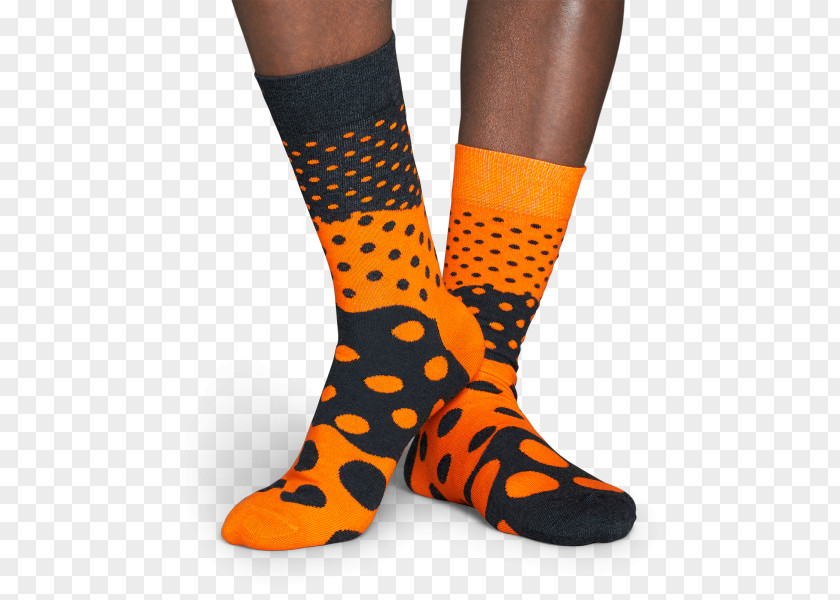 Orange Grey Calf SOCK'M PNG