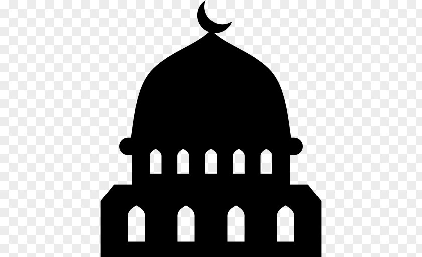 Arch Symbol Islamic Background Black PNG