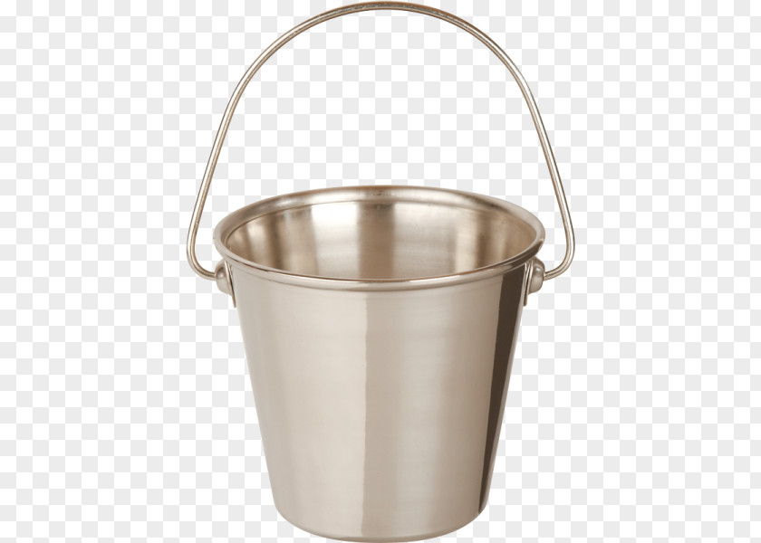 Bucket Metal Stainless Steel PNG