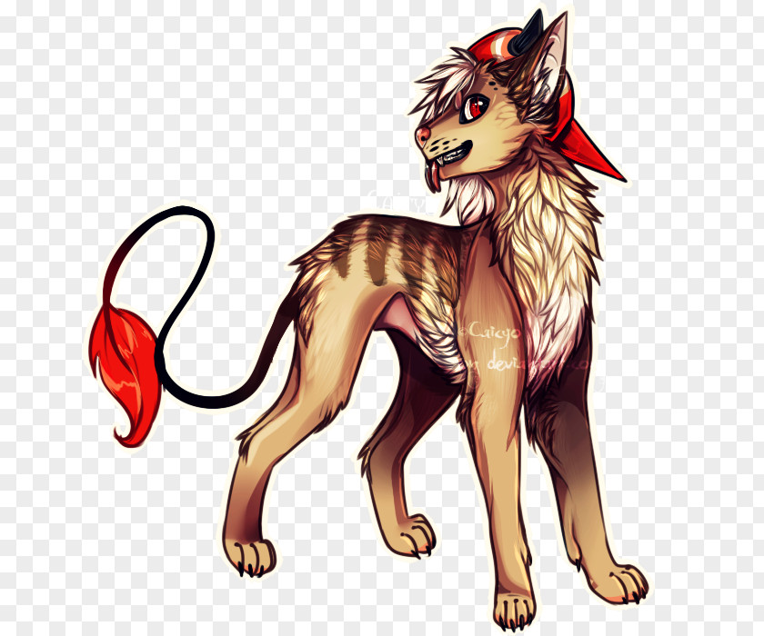 Cat Lion Dog Demon PNG