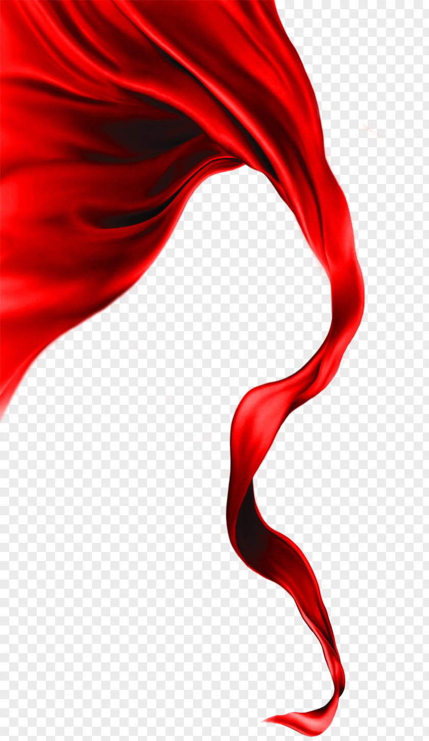 Flying Red Silk SILK PNG