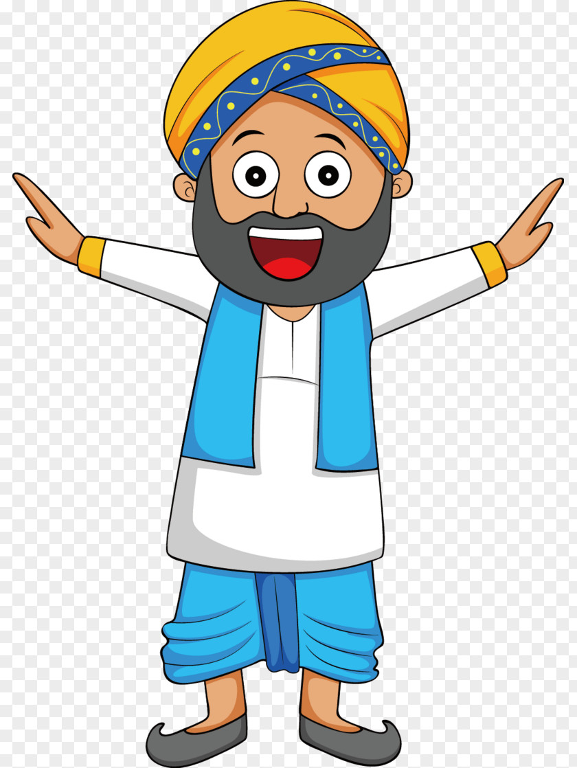 Indian Vector Graphics India Cartoon Illustration Image PNG