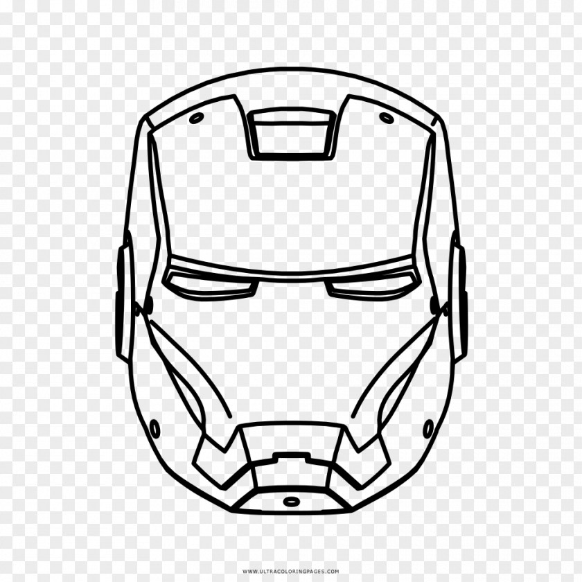 Iron Man Face Fist Drawing Coloring Book Spider-Man PNG