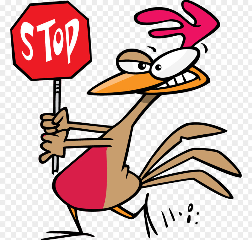 Raw Chicken Pictures Stop Sign Cartoon Clip Art PNG