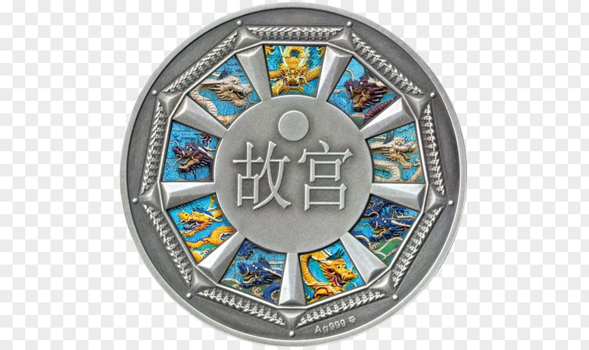 Beijing City Silver Coin Gold Bullion PNG