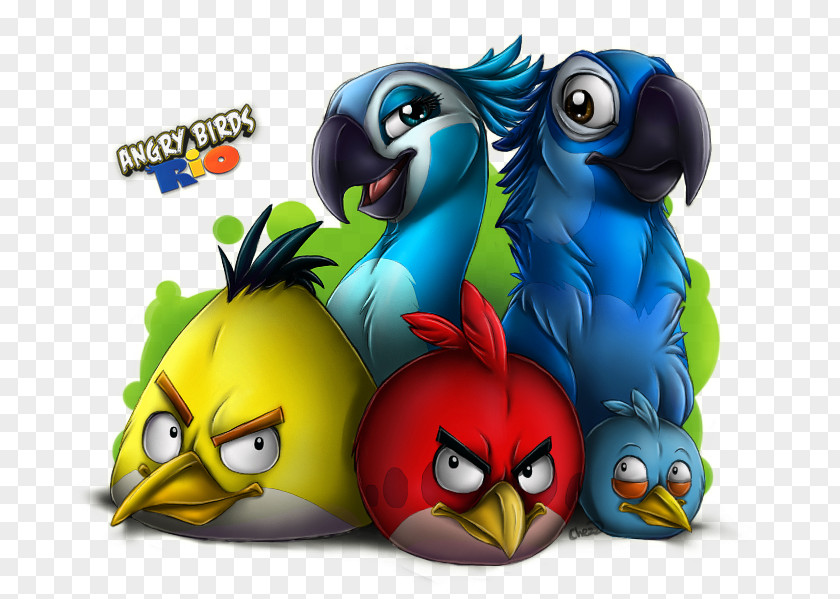 Caged Bird Angry Birds Rio Space Bomber Video Game PNG