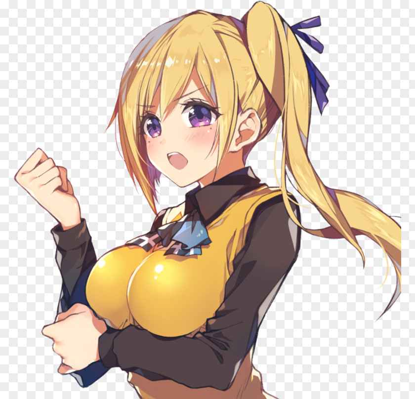 Musaigen Brown Hair Black Blond Long PNG