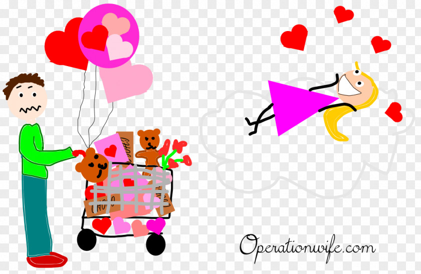 Valentine's Day Cartoon Clip Art PNG