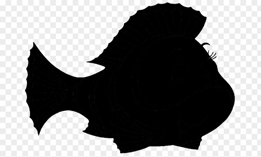 Fish Clip Art Silhouette Black M PNG