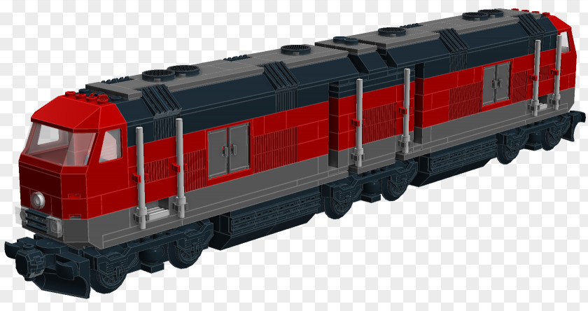 Diesel Locomotive Railroad Car Train Passenger Rail Transport PNG