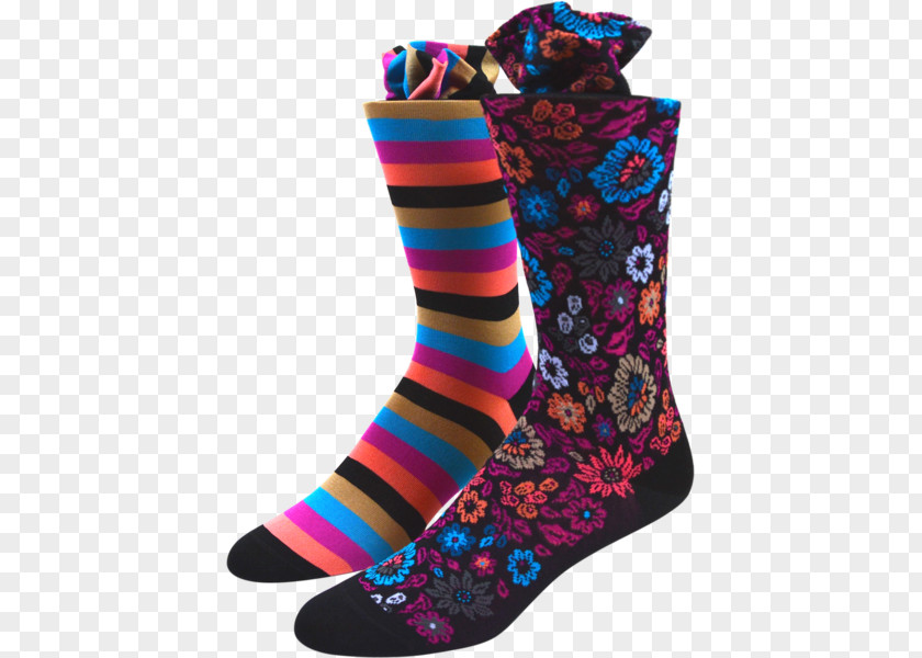 Falling Petal Sock Boot Shoe Cotton Necktie PNG