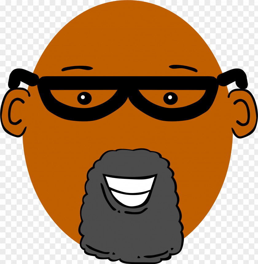 Grandpa Cartoon Face Clip Art PNG