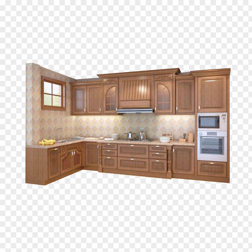 Retro Kitchen Cabinet Furniture Cabinetry PNG