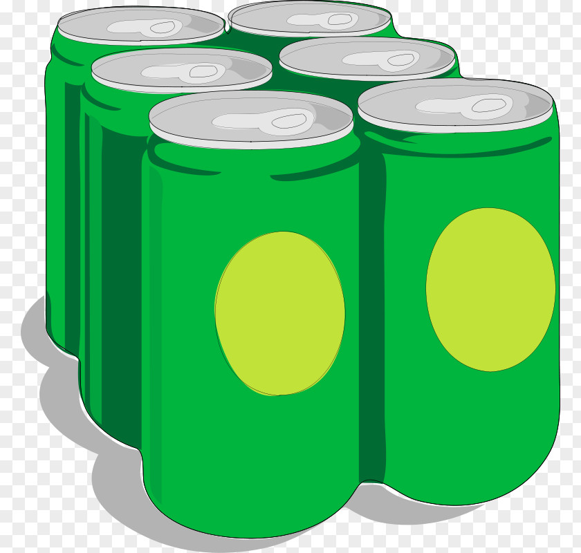 Six Bottles Of Green Drink Bottle Cartoon Fizzy Drinks Coca-Cola Beer Sprite PNG