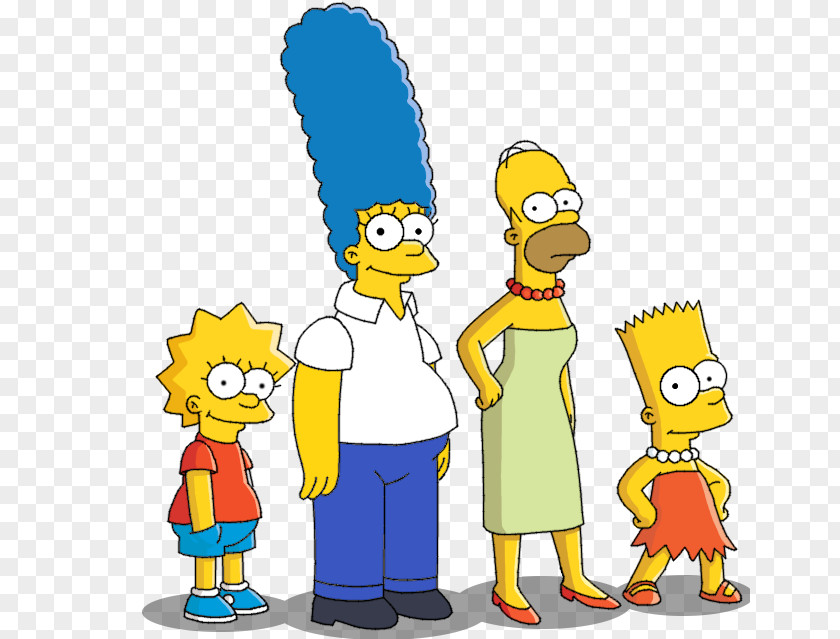 Bart Simpson Marge Lisa Homer Maggie PNG