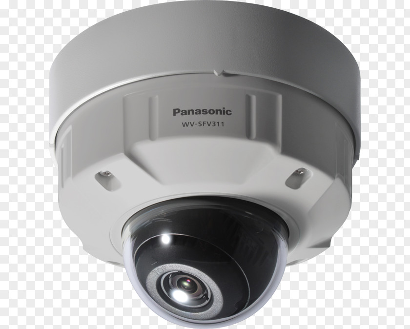 Camera Closed-circuit Television Panasonic WV-SFV311 I-Pro 0.9MP Smart HD Outdoor Network Vandal Dome C IP PNG