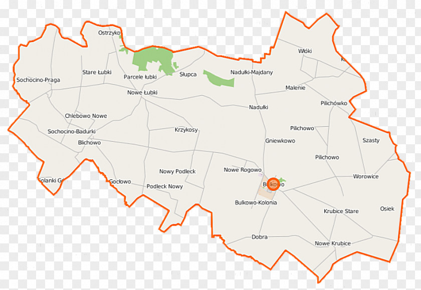 Map Gniewkowo, Masovian Voivodeship Chlebowo, Rogowo, Gmina Bulkowo Osiek, Płock County PNG