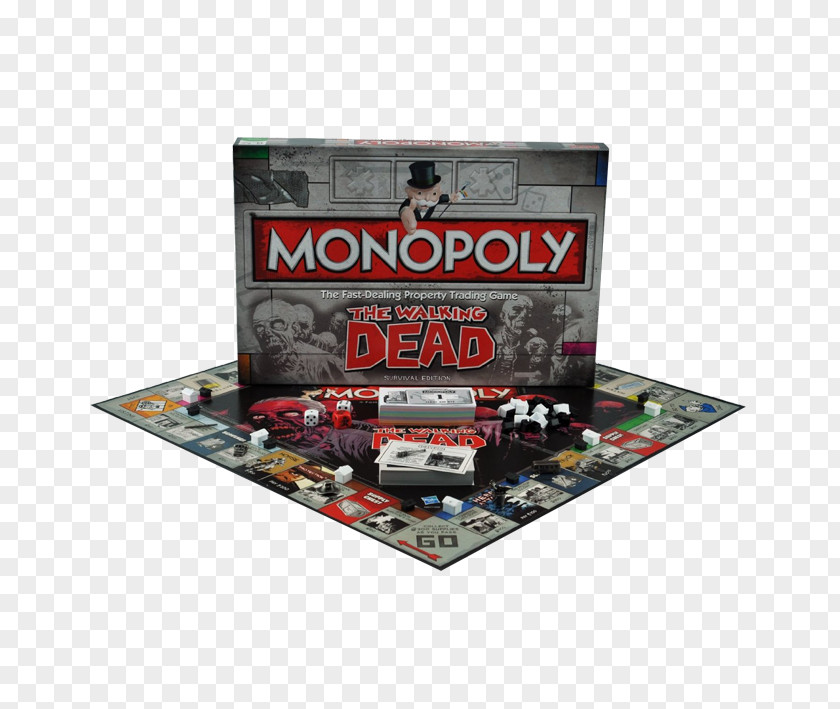 Monopoly Man Winning Moves Game Catan The Walking Dead: Survival Instinct PNG