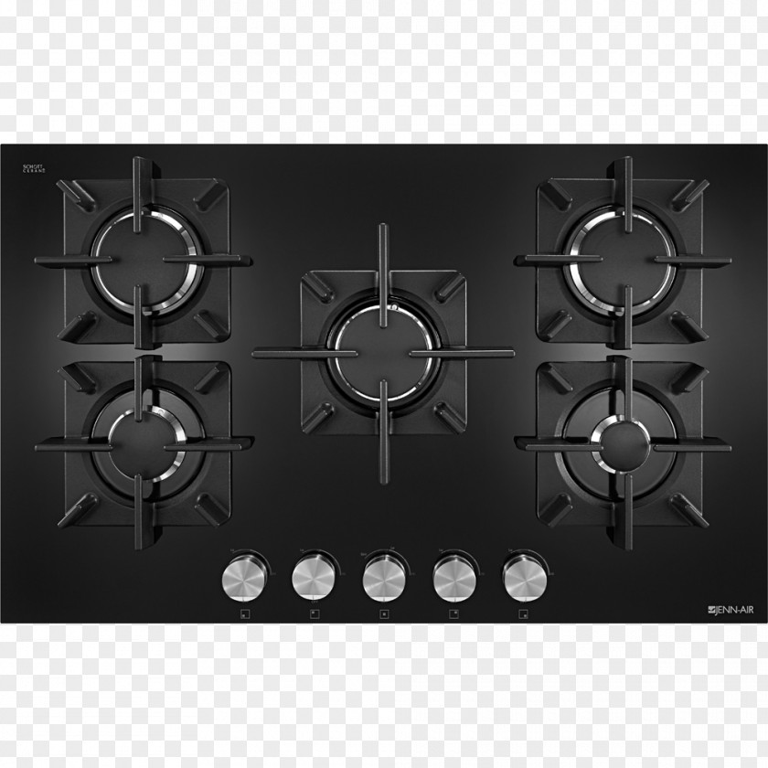 Gas Stove Jenn-Air Glass-ceramic Burner Home Appliance Brenner PNG