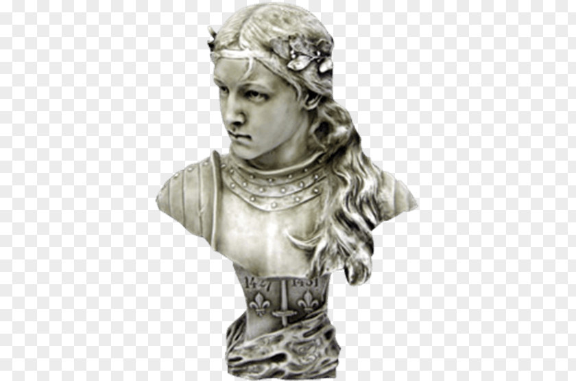 Joan Of Arc Jeanne D'Arc Bust Cross Lorraine Statue PNG