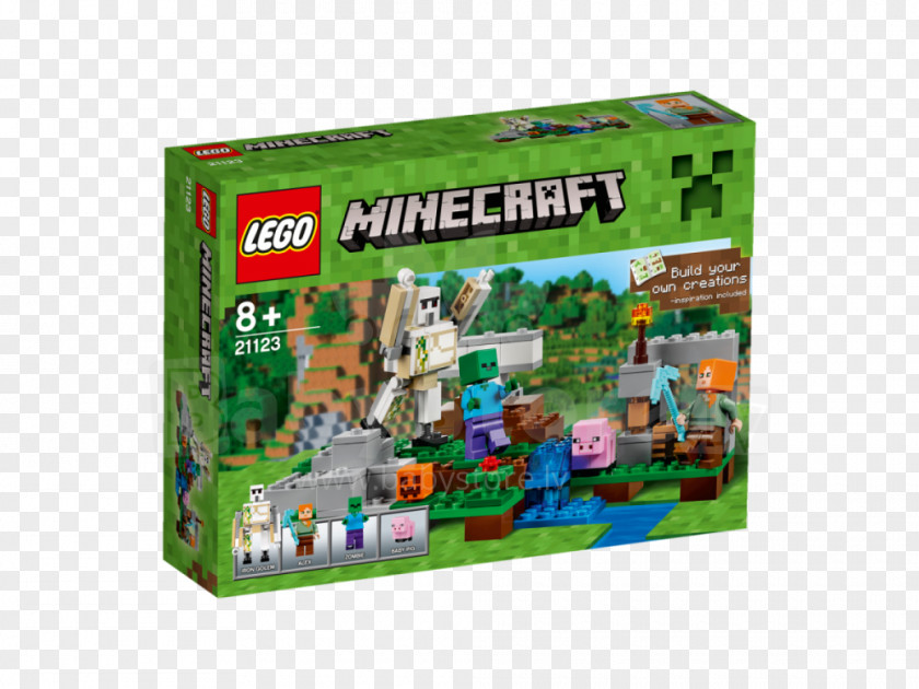 Minecraft LEGO 21123 The Iron Golem Lego Toy PNG