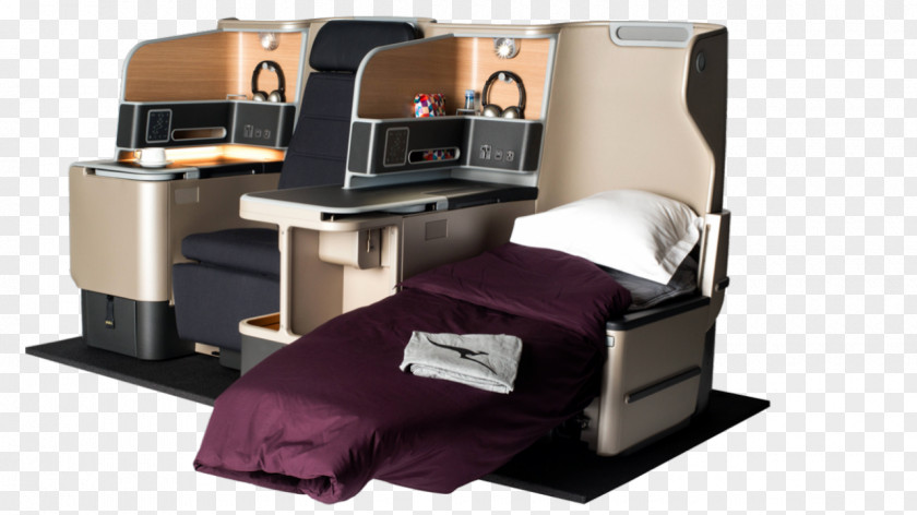 Seat Airbus A330-200 Flight Business Class Qantas PNG