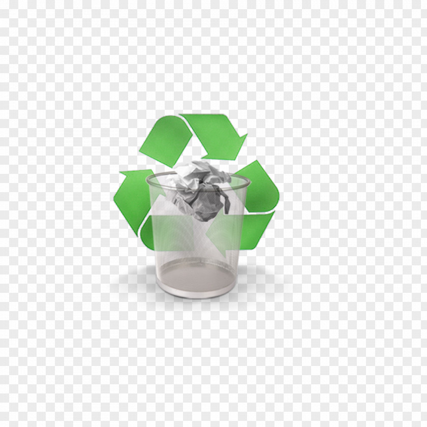 Trash Can Recycling Paper Material Waste Container PNG