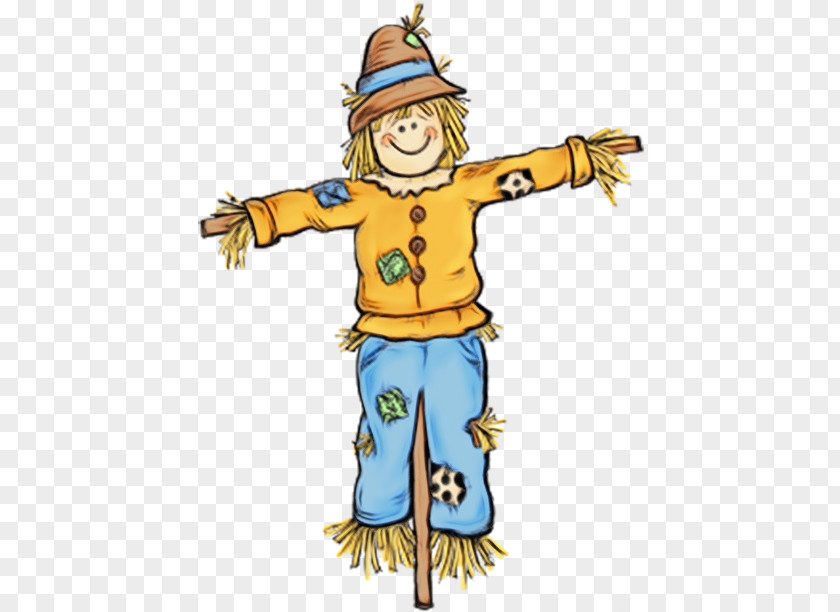 Costume Accessory Fictional Character Scarecrow Cartoon Clip Art Agriculture PNG