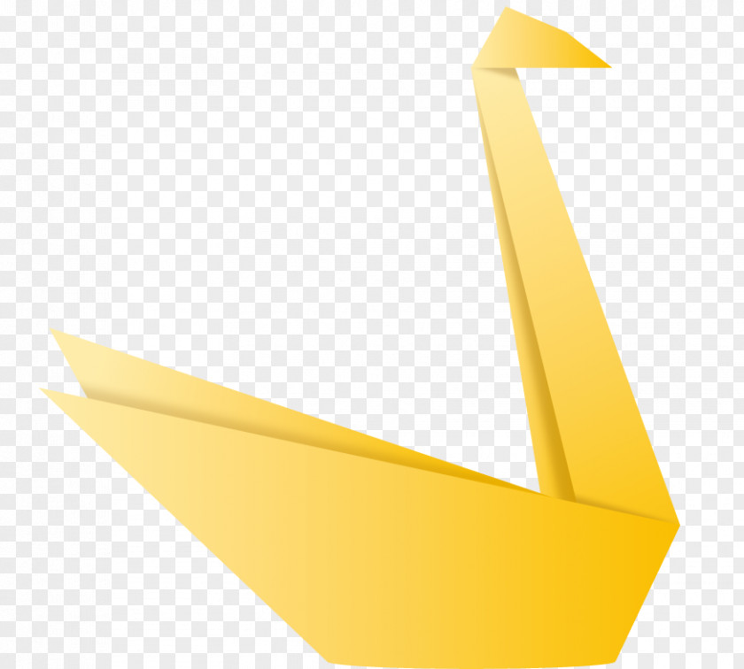 Elegant Origami Swan Download Pattern PNG