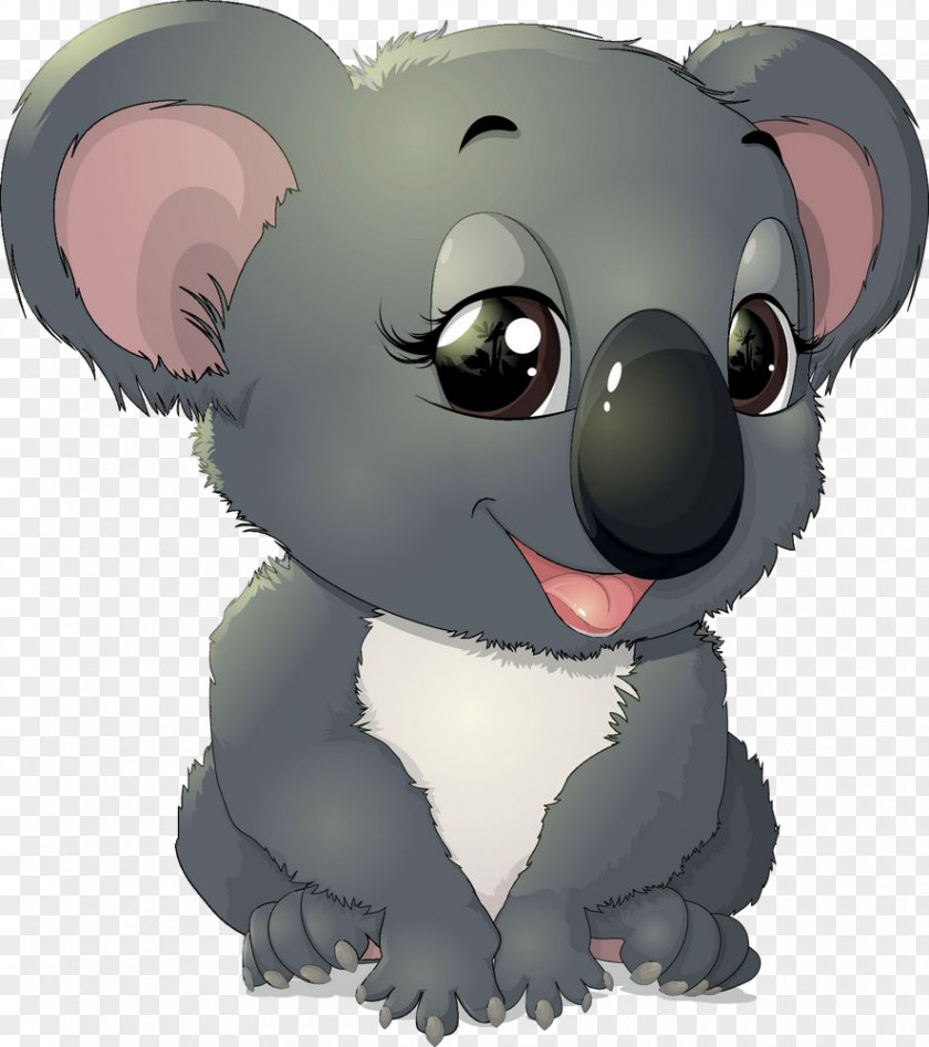 Koala Cartoon Snout Animation Mouse PNG