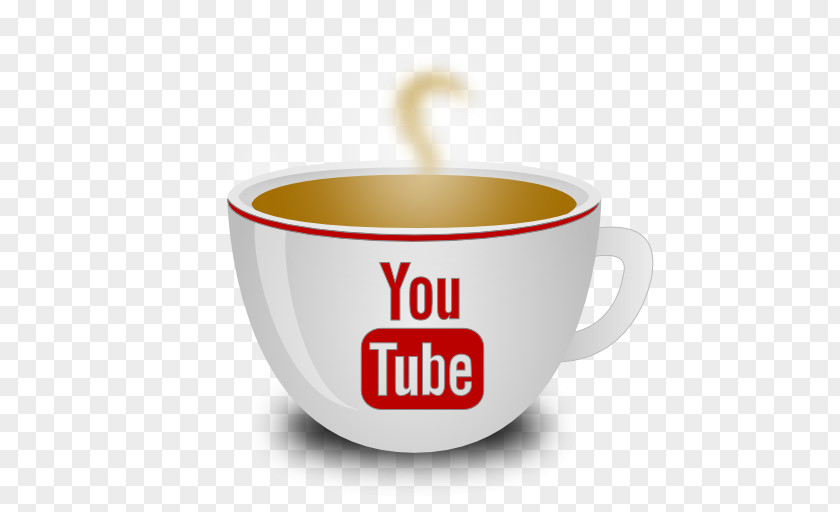 Youtube YouTube Coffee Cup Social Media PNG
