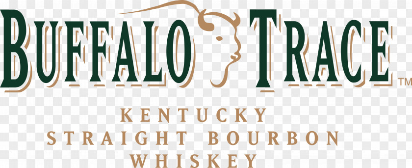 American Buffalo Trace Distillery Logo Bourbon Whiskey Clip Art PNG