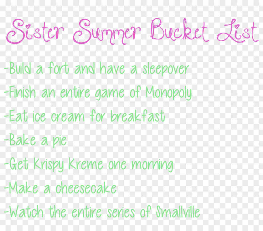Bucket List Sister Document Love POPSUGAR Australia Summer PNG