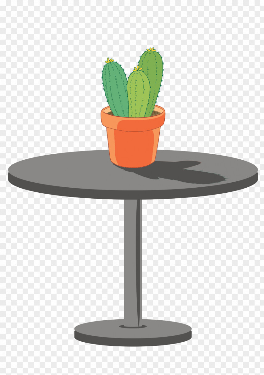 Cactus On The Table Cactaceae Plant PNG