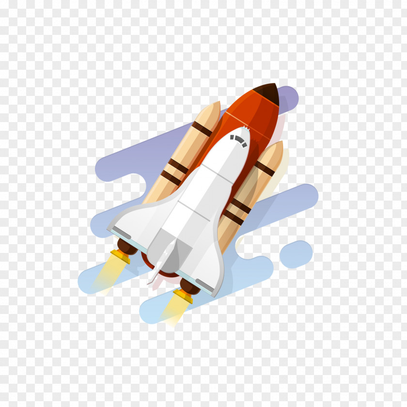 Flat Rockets Fired Solid-propellant Rocket Aerospace PNG