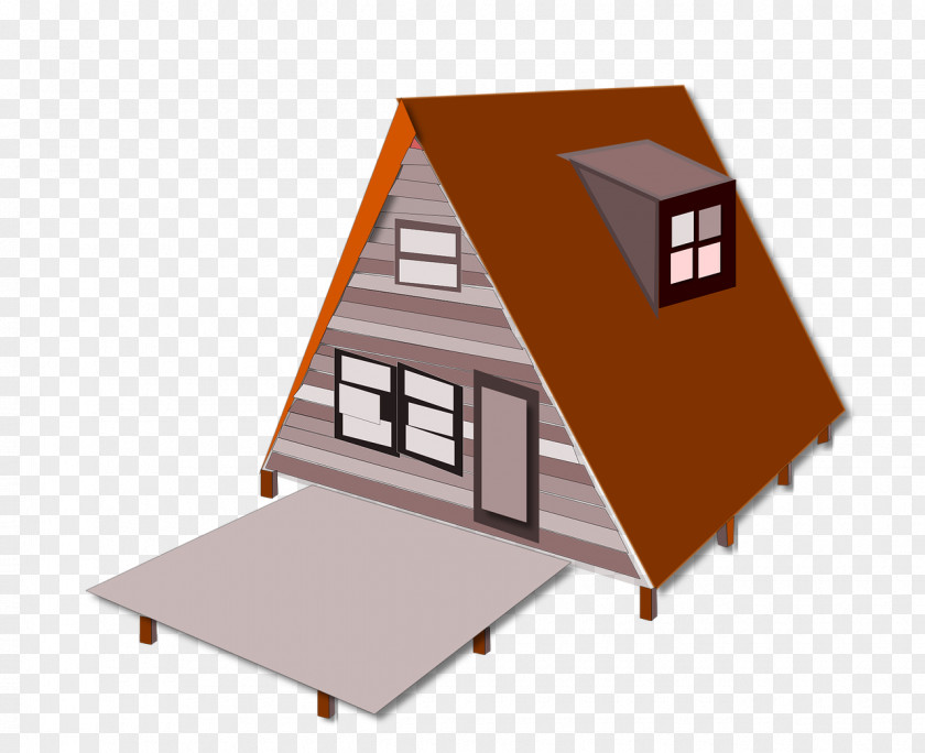 House A-frame Clip Art PNG