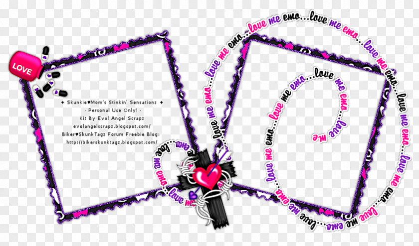 Line Body Jewellery Pink M Font PNG