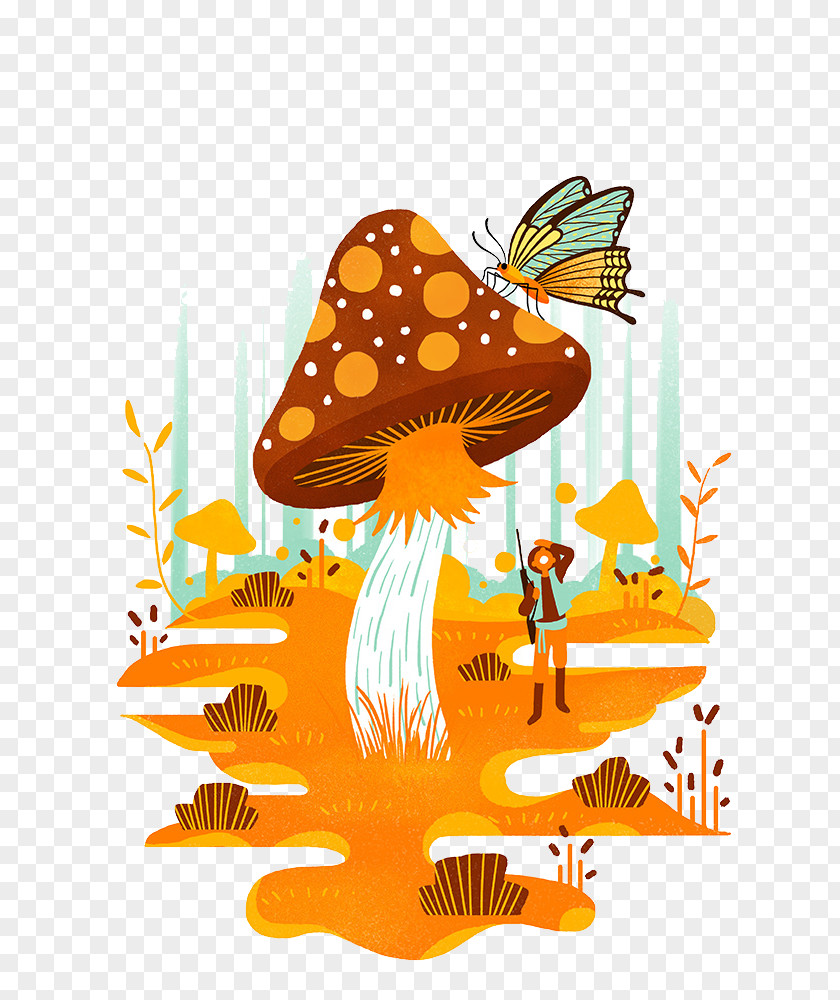 Mushroom Forest Disneys Art Of Animation Resort Insect Age Enlightenment Illustration PNG
