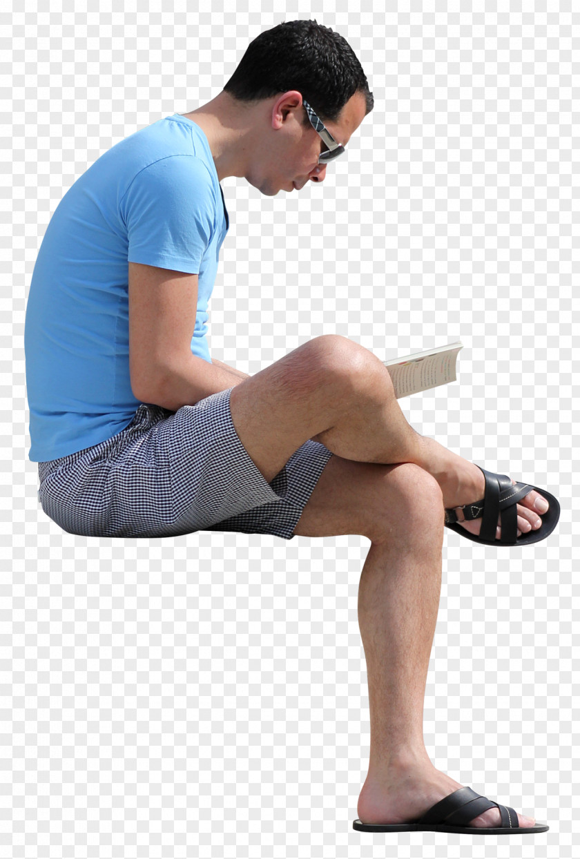 Sitting Man Clip Art PNG