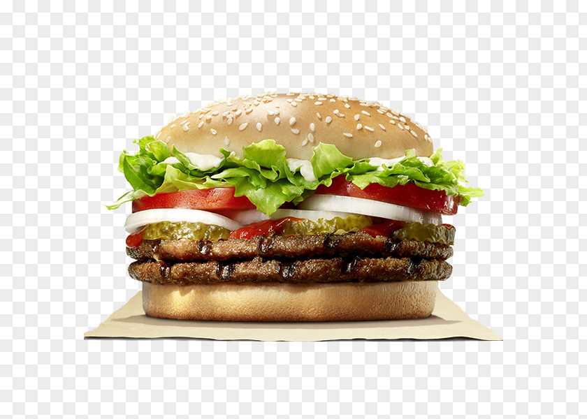Double Happiness Whopper Hamburger Cheeseburger Big King Chicken Sandwich PNG