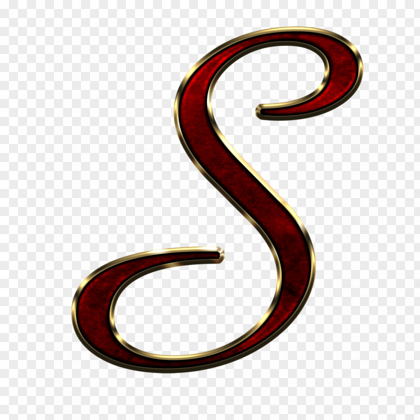 Letter S Alphabet Initial PNG
