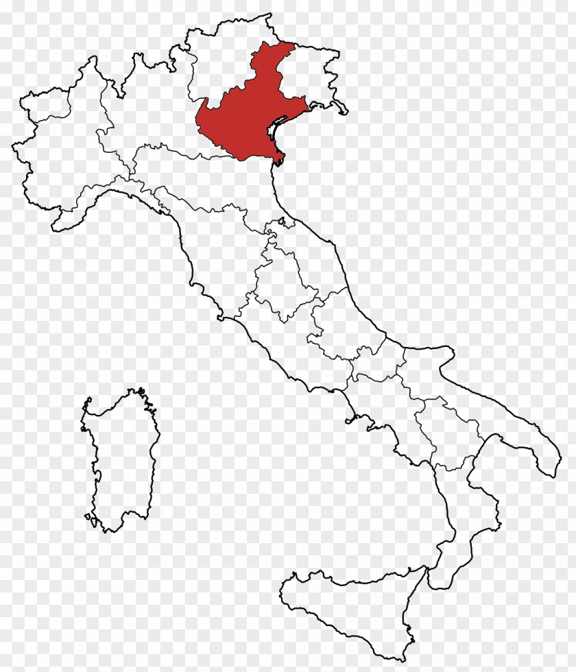 Map Regions Of Italy Coloring Book Blank World PNG