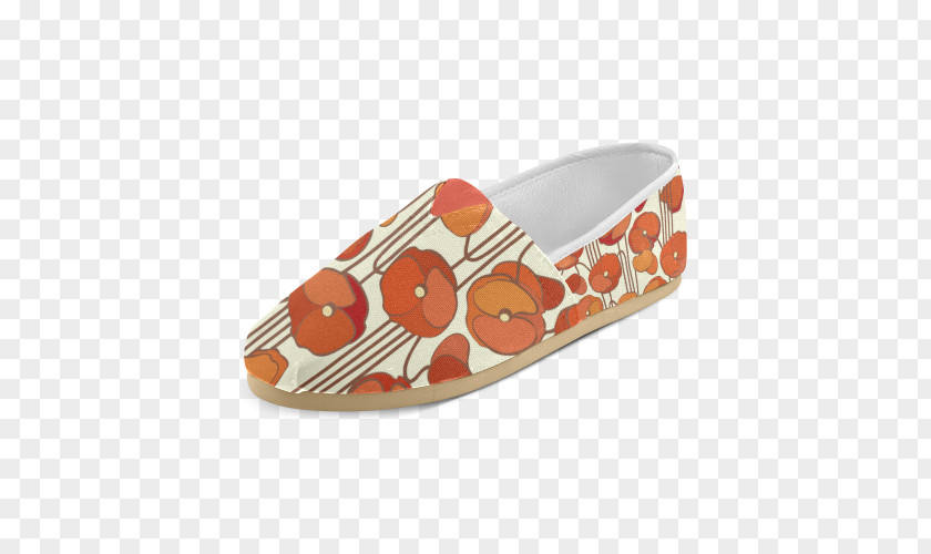 Cute Shoes For Women CafePress Beautiful Slip-on Shoe Design Common Poppy PNG